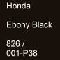 Preview: Honda, Ebony Black, 826 / 001-P38.